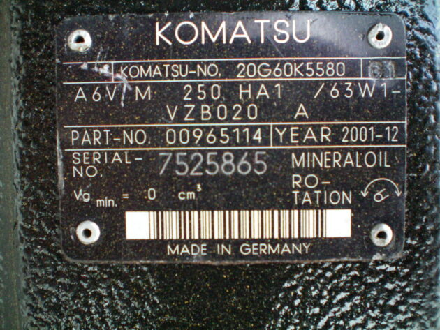 KOMATSU   PW170ES6K  20G-60-K5580 - MOTOR DE TRANSLACIÓ TRASERO - Imagen 7