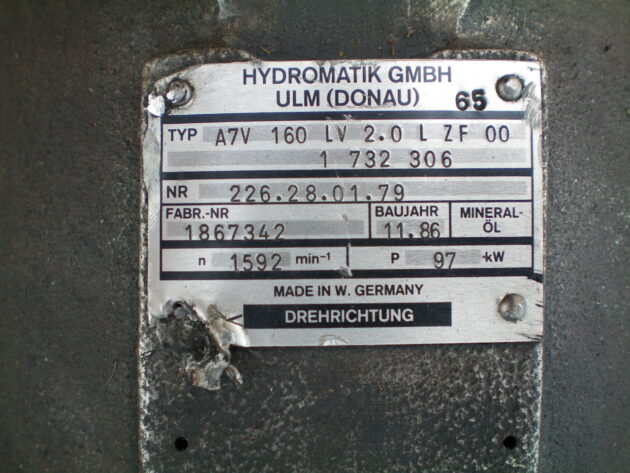 O&K  RH30   - BOMBA HIDRÁULICA PRINCIPAL A7V160 - Imagen 5