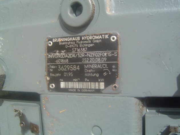 HYDROMATIK     - BOMBA HIDRÁULICA PRINCIPAL A4VG90DA2D4/32R - Imagen 4