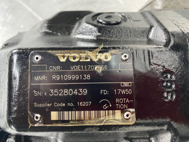 VOLVO  A40D  11707966 - BOMBA HIDRÁULICA - Imagen 9