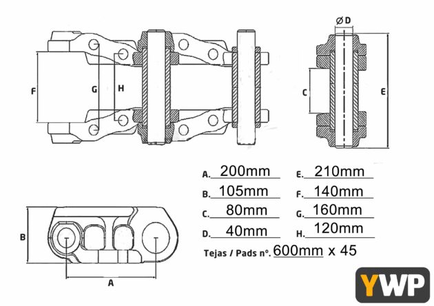 KOMATSU  PC210-8   - CADENAS - Imagen 9