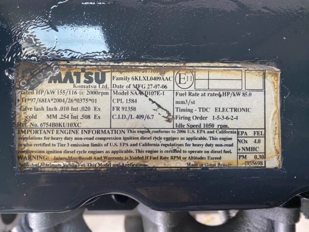KOMATSU  PC210-8   - MOTOR TÉRMICO SAA6D107E-1 - Imagen 9